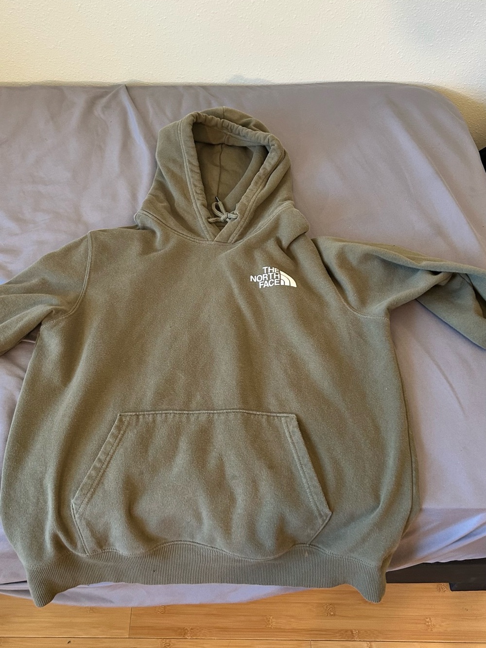 The North Face Men's Olive Crewneck Hoodie Sweatshirt